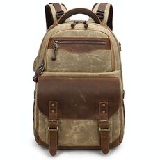 Borsa per fotocamera per fotocamera retrò retro retrò K813 (Khaki)