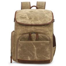 K001-D Borsa per fotocamera a spalla per il tempo libero K001-D Waterproof Canvas Camera Zaino di stoccaggio (Khaki)