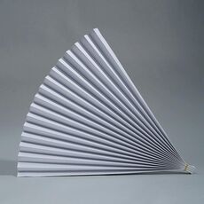 2 PCS 69x39cm Popolari Puntelli Puntelli rigida Cartone Pieghevole Fan fotografia Sfondo Piegato Carta piegata (17 Ice White)