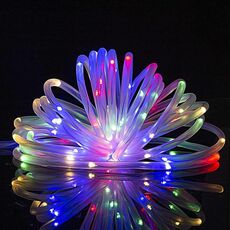 Vacanze Decorazione del partito Tube String Lights LED Giardino Decorazione della decorazione della decorazione della luce con telecomando, Specifiche: 7m 50 LED USB alimentato (luce a colori)