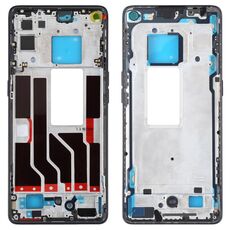 Piastra di lunetto del telaio LCD dell'alloggiamento anteriore originale per OPPO Reno5 Pro 5G PDSM00, PDST00, CPH2201 (nero)