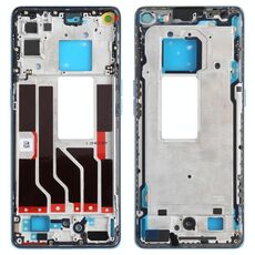 Cornice anteriore originale con cornice LCD Piastra per cornice per OPPO RENO5 PRO 5G PDSM00, PDST00, CPH2201 (blu)