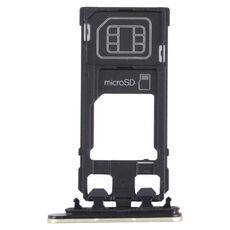 Vassoio della scheda SIM + vassoio della scheda micro SD per Sony Xperia X Performance (Gold)