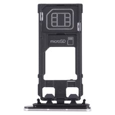 Vassoio della scheda SIM + vassoio della scheda micro SD per Sony Xperia X Performance (Argento)