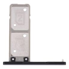 Vassoio della scheda SIM + vassoio della carta SIM per Sony Xperia Xa1 Ultra / Xperia XA1 (nero)