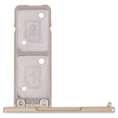 Vassoio della scheda SIM + vassoio della carta SIM per Sony Xperia Xa1 Ultra / Xperia Xa1 (oro)
