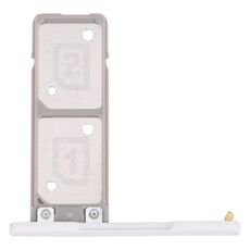 Vassoio della scheda SIM + Vassoio della carta SIM per Sony Xperia Xa1 Ultra / Xperia XA1 (Bianco)