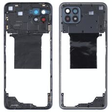 Per OPPO Reno4 SE/A93 4G/OPPO Reno4 F/Reno4 Lite/F17 Pro PEAT00, PEAM00 Cornice centrale originale (nero)