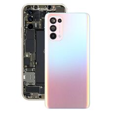 Copertura posteriore della batteria originale per OPPO RENO5 4G CPH2159 (arancione)