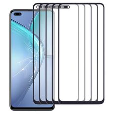 Per Infinix Zero 8 / Zero 8i X687, X687B 5 pezzi Lente in vetro esterno dello schermo anteriore