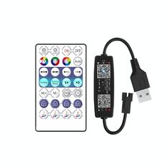 WS2812B regolatore di musica remoto del telecomando USB USB 5V per SK6812 WS2811 WS2812 striscia luminosa a LED