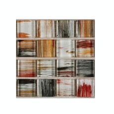 20 pz / set Cucina Cucina Stufa Autoadesivo in ceramica Decorazioni per piastrelle di ceramica Autoadesivo Adesivo da parete, Specifica: Crystal Film (MSK006)