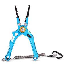 Pinze da pesca multifunzione a loop aperta con serratura (blu)