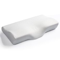 LD-007 Spazio Memory Foam Butterfly Pillow Cuscino del collo di sonno, Dimensioni: 61 × 35 × 11 / 6.5cm (tessuto lavorato a maglia in poliestere)