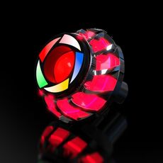 SMCP-7770 Angelo Eye Led Moto Light Electric Light Accessori per auto elettrici universali Taillights (rosso)