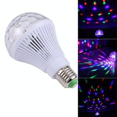 E27 Lampada da fase a LED rotante a colori E27, AC 85-260V