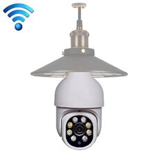 DP19 Smart Dual-Band WiFi HD ESTERNO Lampadina per la lampadina per la lampadina, Supporta la visione notturna a infrarossi e il rilevamento del movimento e la scheda TF