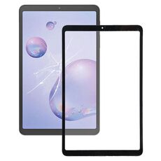 Per Samsung Galaxy Tab A 8.4 (2020) SM-T307 Lente in vetro esterno per schermo frontale con adesivo OCA otticamente trasparente (nero)