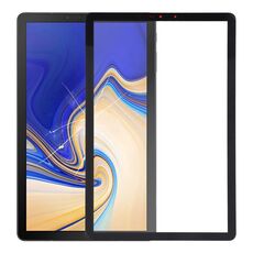 Per Samsung Galaxy Tab S4 10.5 / SM-T830 / T835 Schermo frontale Lente in vetro esterno con adesivo otticamente trasparente OCA (nero)