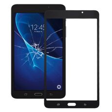 Per Samsung Galaxy Tab A 7.0 (2016) / T280 Schermo frontale Lente esterna in vetro con adesivo OCA otticamente trasparente (nero)