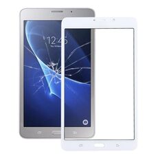 Per Samsung Galaxy Tab A 7.0 LTE (2016) / T285 Lente in vetro esterno per schermo frontale con adesivo OCA otticamente trasparente (bianco)