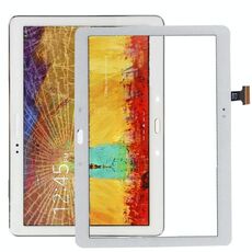Per Samsung Galaxy Note 10.1 2014 Edition / P600 / P601 / P605 Pannello touch originale con adesivo otticamente trasparente OCA (bianco)
