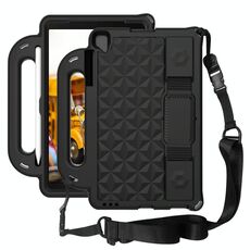 Per Lenovo M10 X306X / X306F serie Diamond Series EVA Anti-caduta Anti-caduta Anti-Anti-Antifurgo Cassa con supporto con supporto e cinturino (nero)