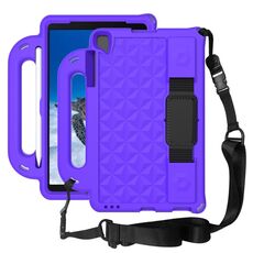 Per Lenovo M10 X306X / X306F serie Diamond Series EVA Anti-caduta Manica Anti-Anti-Antifuria Protettiva Custodia protettiva con supporto e cinturino (viola)
