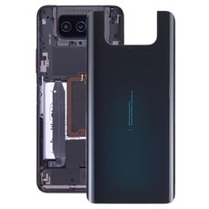 Copertura posteriore della batteria di vetro per Asus Zenfone 7 ZS670KS (nero)