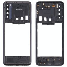Piastra di lunetta originale con telaio medio per TCL 20 SE T671H (nero)