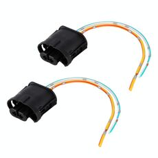 1 paio Auto H11 Bulb Holder Base Socket femminile con cavo per BMW