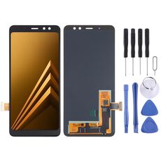 Schermo LCD OLED per Samsung Galaxy A8 (2018) / A5 (2018) SM-A530 con assemblaggio completo di digitalizzatore