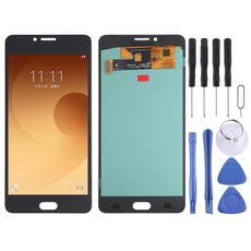 Schermo LCD OLED per Samsung Galaxy C9 Pro SM-C9000/C900 con digitalizzatore assemblaggio completo (nero)