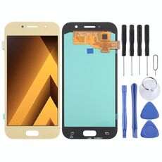 Schermo LCD OLED per Samsung Galaxy A5 (2017) SM-A520 con digitalizzatore assemblaggio completo (oro)