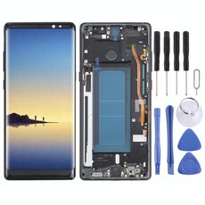 Schermo LCD OLED per Samsung Galaxy Note 8 SM-N950 digitalizzatore assemblaggio completo con cornice (nero)