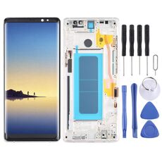 Schermo LCD OLED per Samsung Galaxy Note 8 SM-N950 Digitizer Assemblaggio completo con cornice (oro)