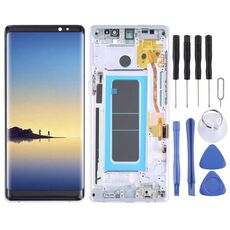 Schermo LCD OLED per Samsung Galaxy Note 8 SM-N950 Digitizer Assemblaggio completo con cornice (viola)