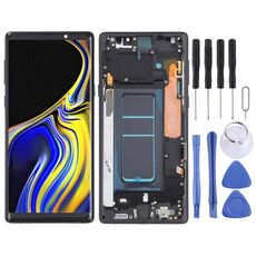 Schermo LCD OLED per Samsung Galaxy Note9 SM-N960 Digitizer Assemblaggio completo con cornice (nero)