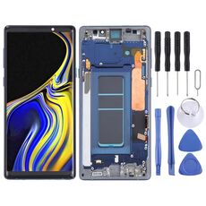 Schermo LCD OLED per Samsung Galaxy Note9 SM-N960 digitalizzatore assemblaggio completo con cornice (blu)