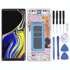 Schermo LCD OLED per Samsung Galaxy Note9 SM-N960 Digitizer Assemblaggio completo con cornice (viola)