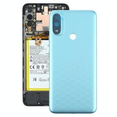 Copertura posteriore della batteria originale per Motorola Moto E20 XT2155 XT2155-1 (blu)