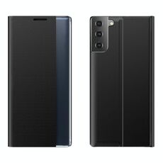 Per Samsung Galaxy S22 5G Display laterale GARETIC MAGNETIC TOCH PLAIN PLAIN PLAIN + PC con supporto e supporto / funzione Wake-up (nero)