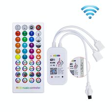 SKS-WF-04 da 1 a 2 WiFi Smart Voice Light Controller Strip (40 tasti)