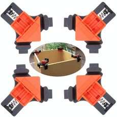 4 pezzi / set clip ad angolo di lavorazione del legno a 90 gradi (sacchetto opp)