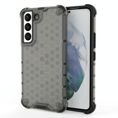 Per Samsung Galaxy S22 5G HONEYCOMB PC + Cassa del telefono TPU (nero)
