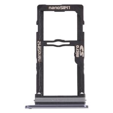 Vassoio Nano SIM Card + Nano SIM Card Vassoio / Micro SD Card Vassoio per LG G8S Thinq LMG810, LM-G810, LMG810AW (nero)