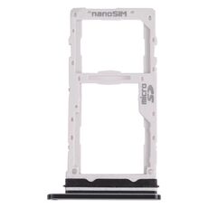 Vassoio della scheda SIM NANO + vassoio di schede micro SD per LG G8X ThinQQ / V50S Thinq 5G LM-V510N, LMG850EMW, LM-G850 (nero)