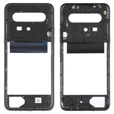 Piastra di lunetto per grafici medio per LG K61 LMQ630EAW, LM-Q630EAW, LM-Q630 (nero)