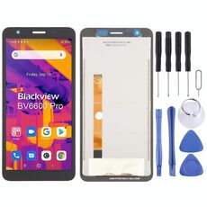Schermo lcd originale con touch di ricambio per Blackview BV6600 Pro nero SPS8945B