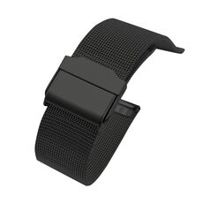 Per Huawei Watch GT 3 42mm acciaio inox Milan Doppia assicurazione fibbia cinturino cinturino (nero)